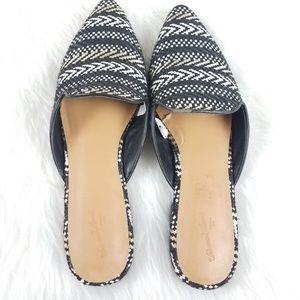 Universal thread mules slip ons women's 10 black